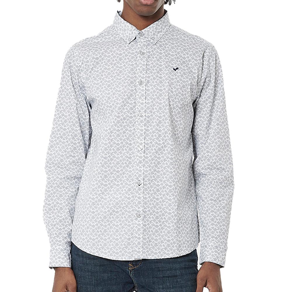 Chemises Blanche à Motifs Homme Kaporal Malte pas cher