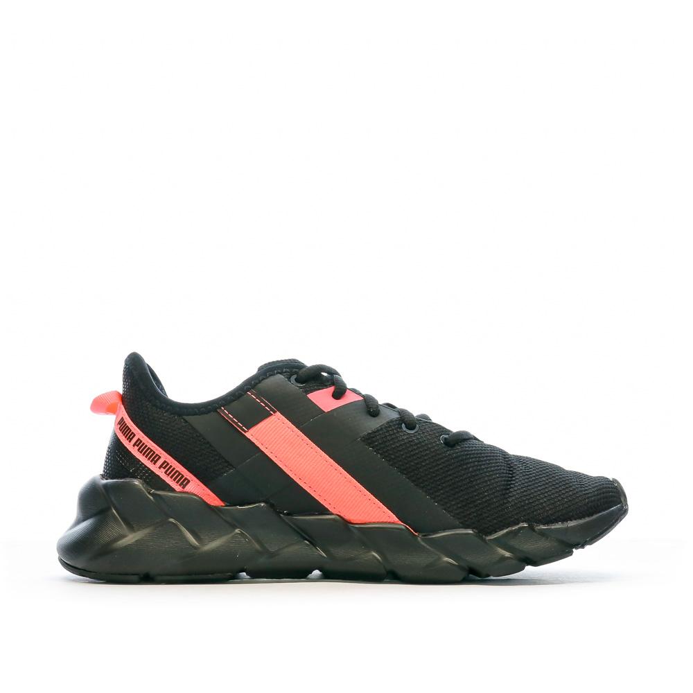 Chaussures de running Noir/Rose Femme Puma Wns Weave vue 2