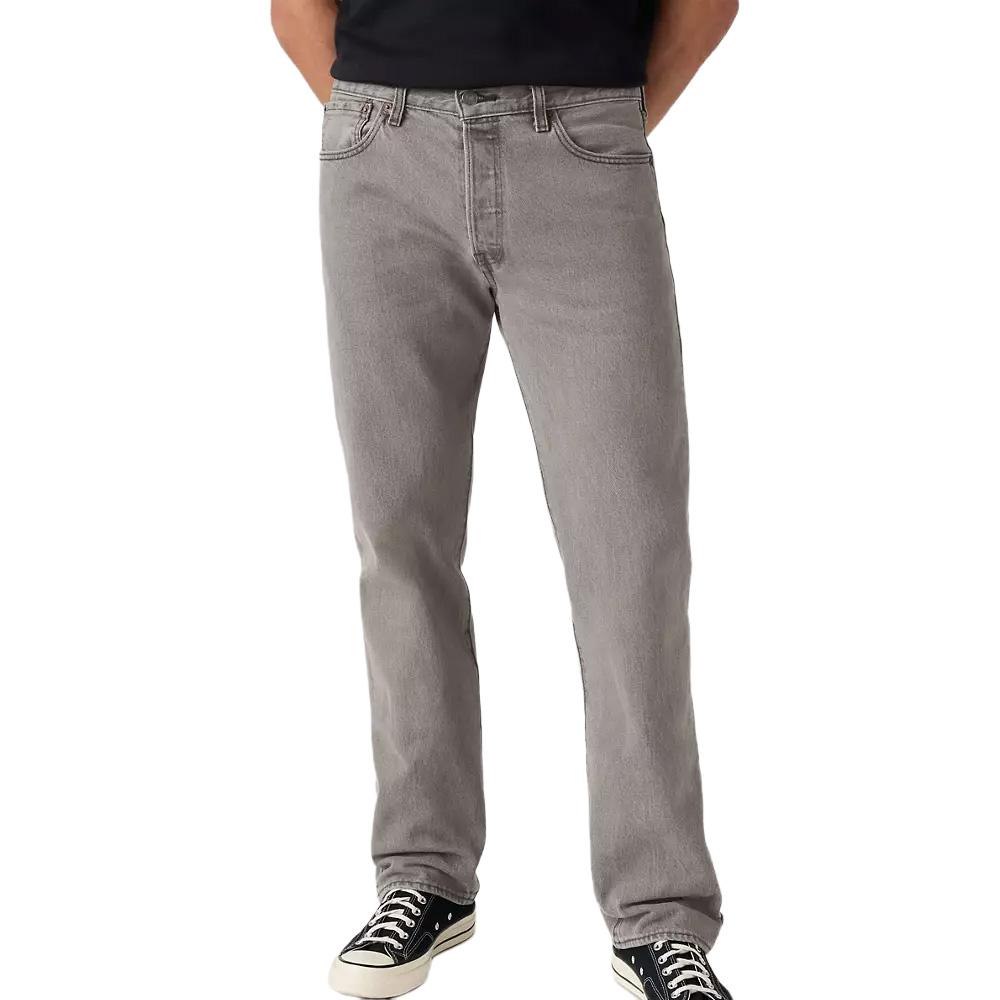 Levi's Original Fit Men’s Basic Grey 501 Jeans affordable
