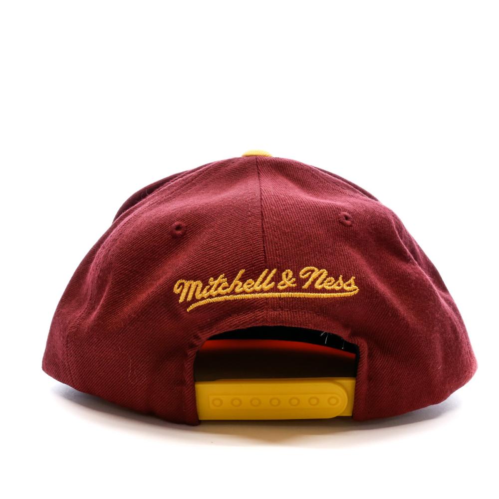 Cavaliers Cleveland Casquette Rouge/Jaune Homme Mitchell and Ness vue 3