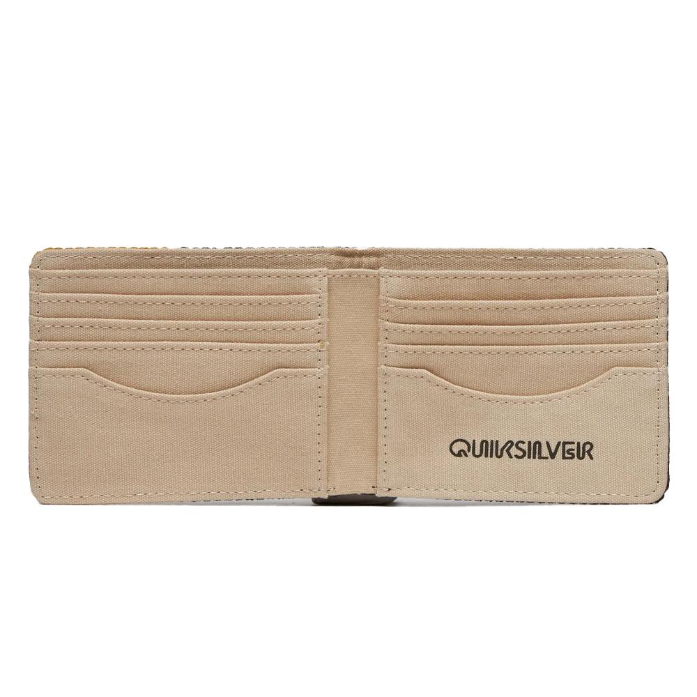 Portefeuille Kaki/Jaune Homme Quiksilver Cord vue 3