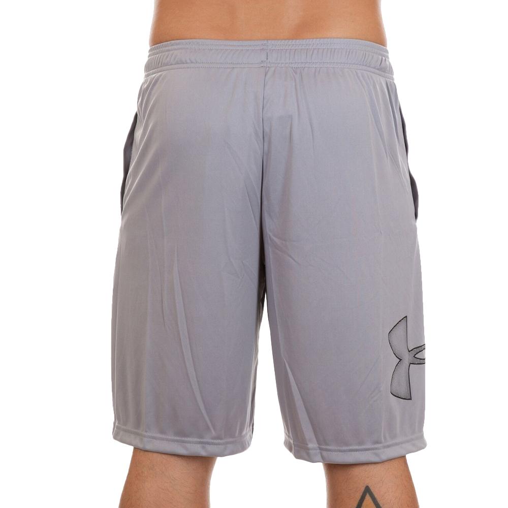 Short de Sport Gris Marine Homme Under Armour Tech Graphic vue 2