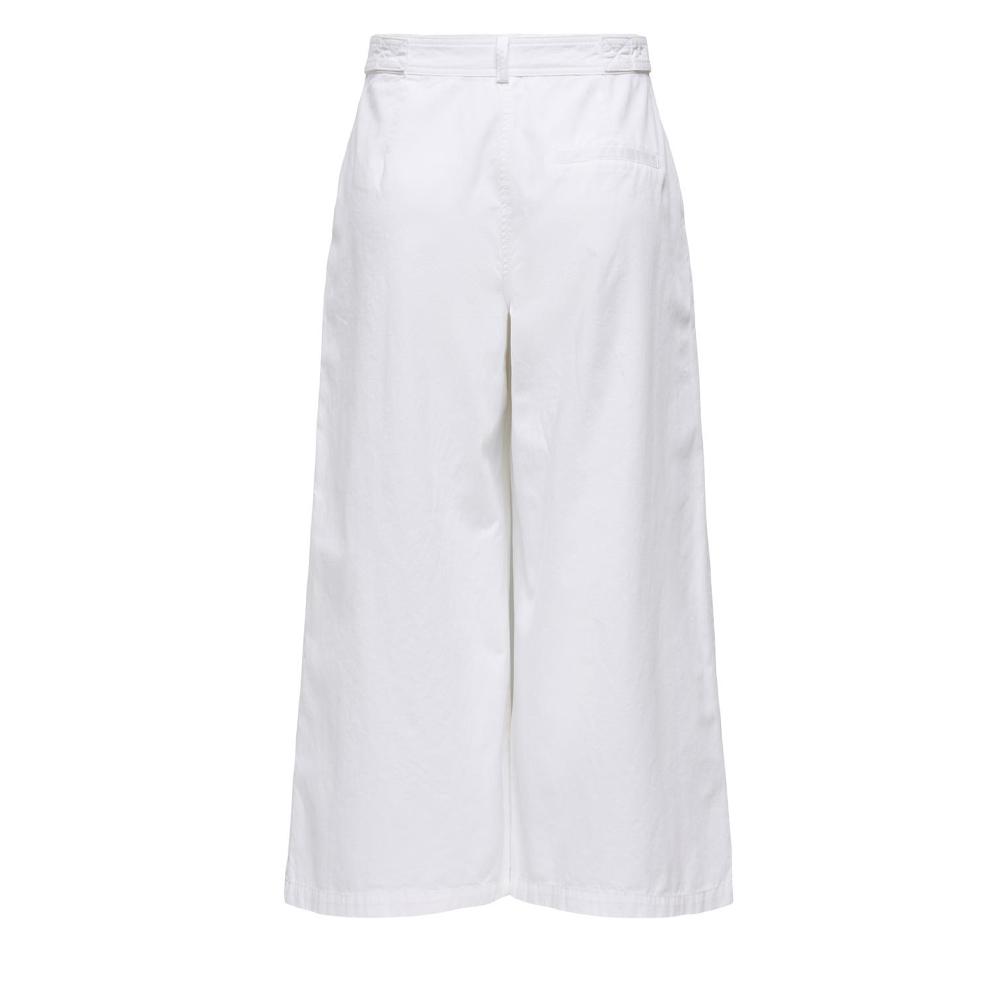 Pantalon fluide Blanc Femme JDY Laura vue 2