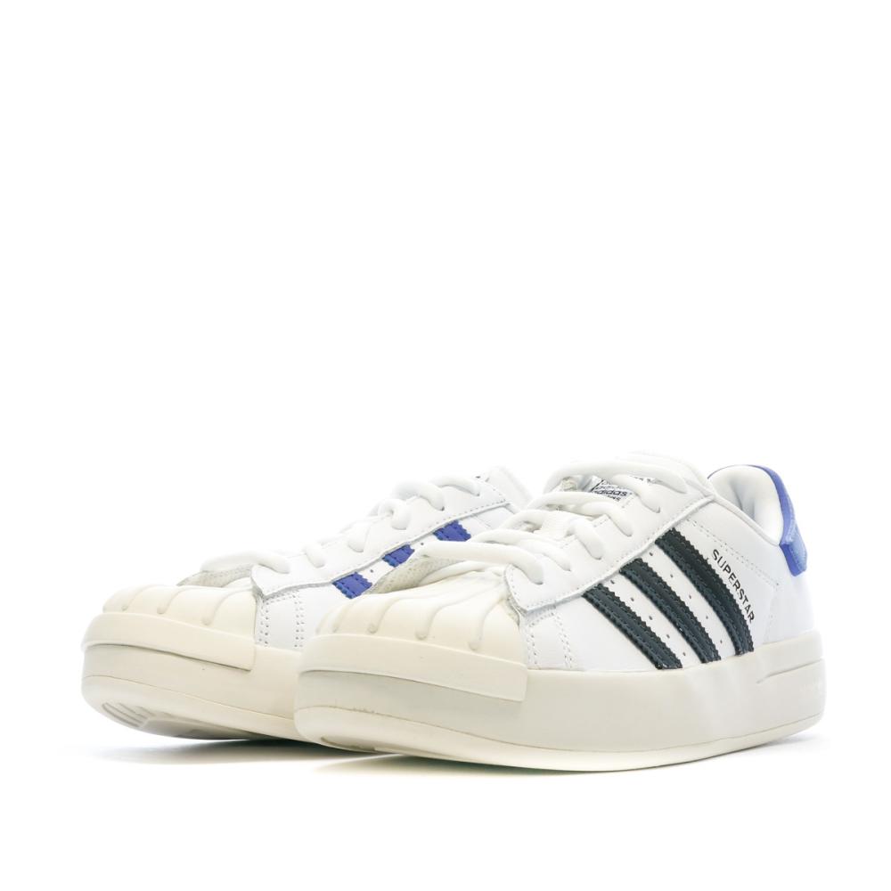 Baskets Blanches Garçon Adidas Superstar Ayoon W vue 6