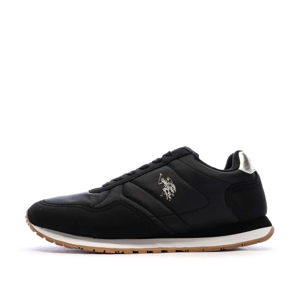 Baskets Noires Femme US Polo ASSN FS1 pas cher