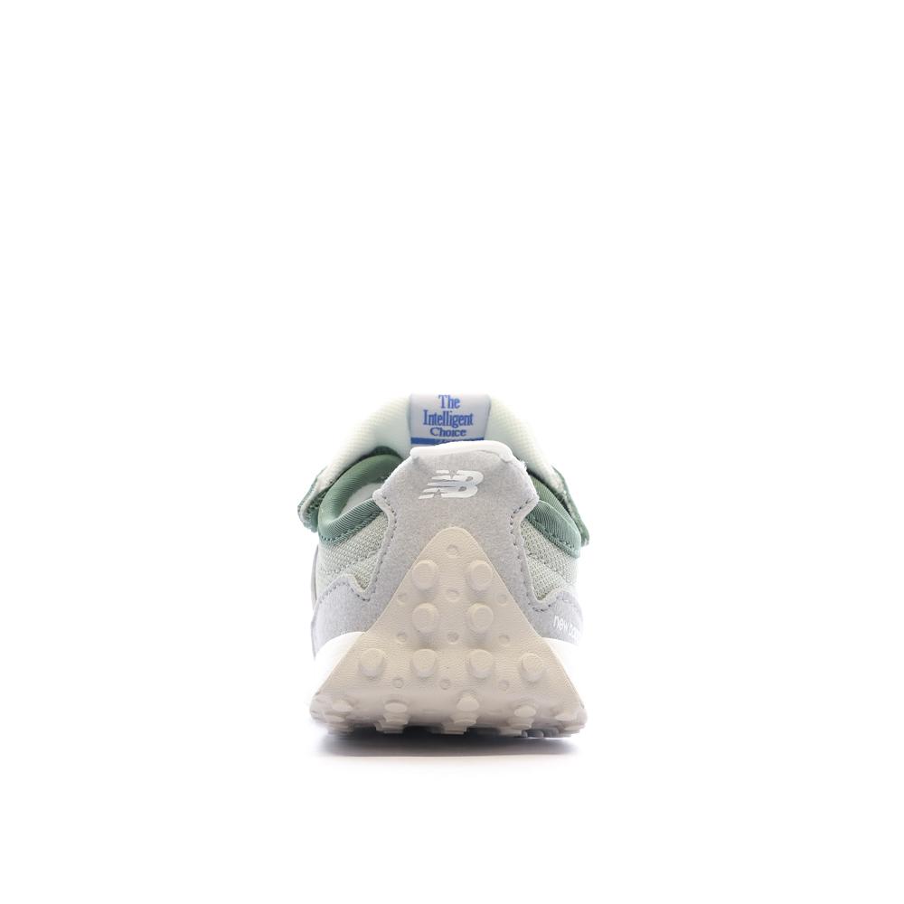 New Balance 327 Baskets Verte Garçon NW327CJ vue 3