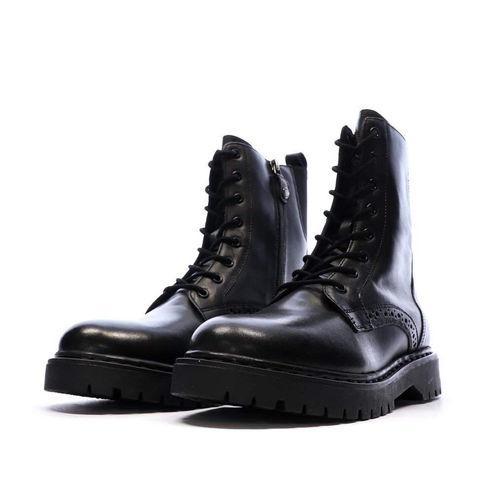 Bottines Noires Femme Geox Bleyze vue 6