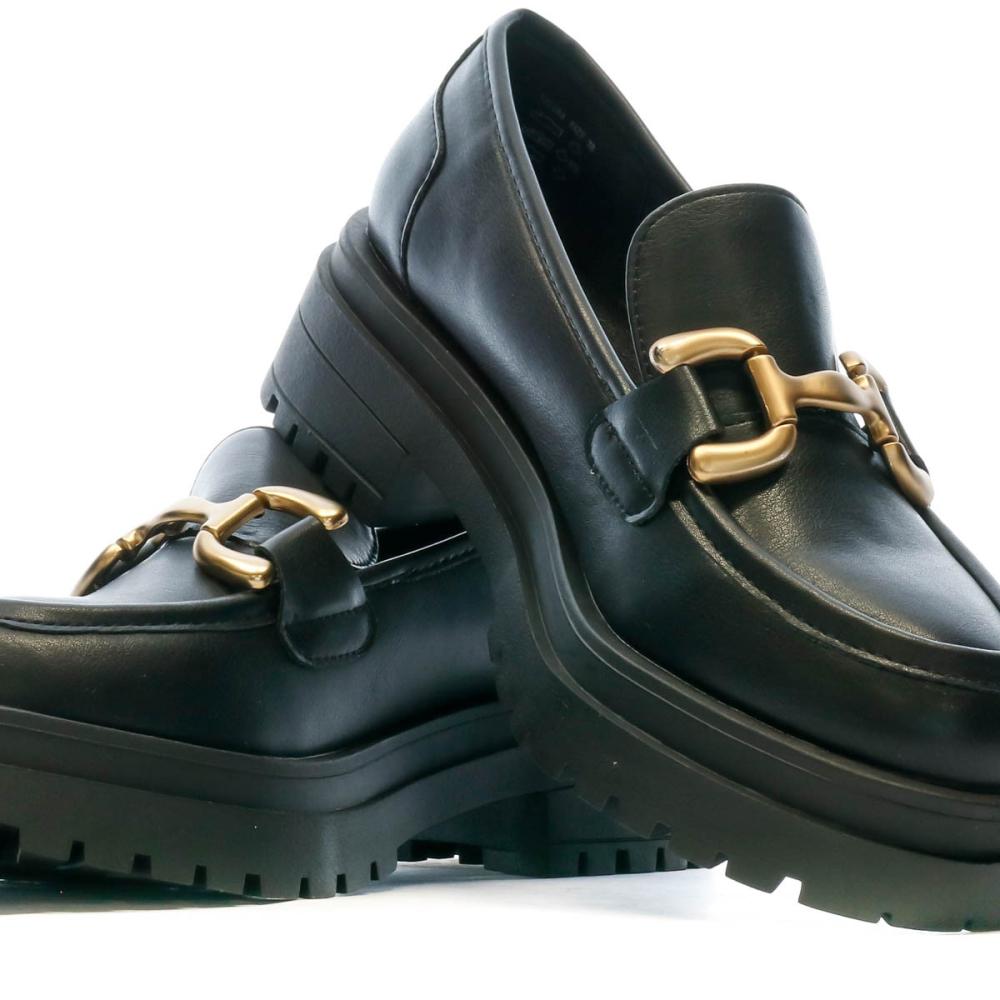 Mocassins Noirs Femme Xti Loafer vue 7
