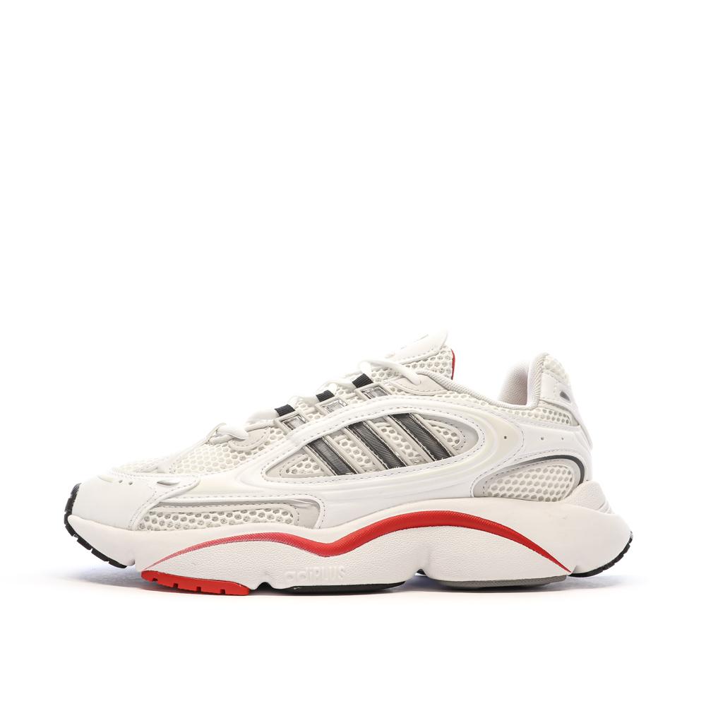 Baskets Blanches/Rouges Homme Adidas Ozmillen pas cher