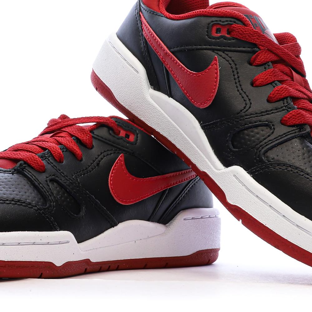 Baskets Noir/Rouge Garçon Nike Full Force Lo vue 7