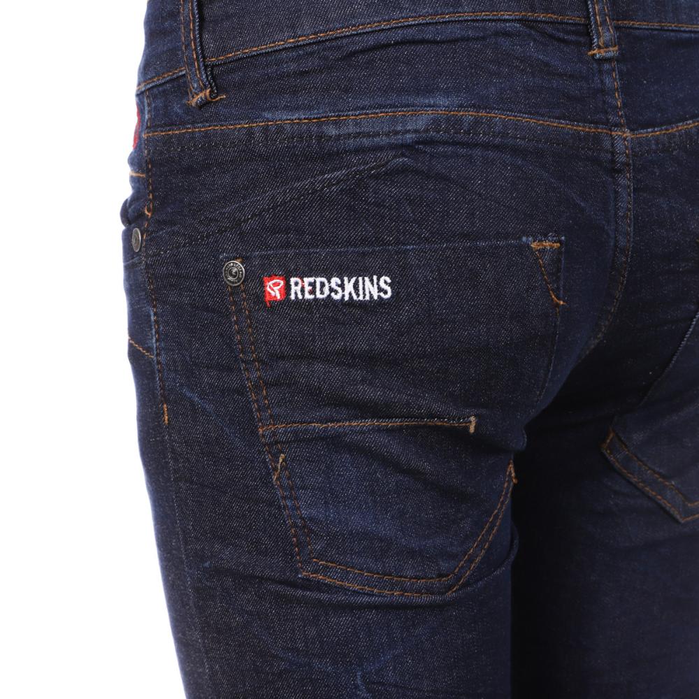 Jean Droit Marine Garçon Redskins 4569 vue 3