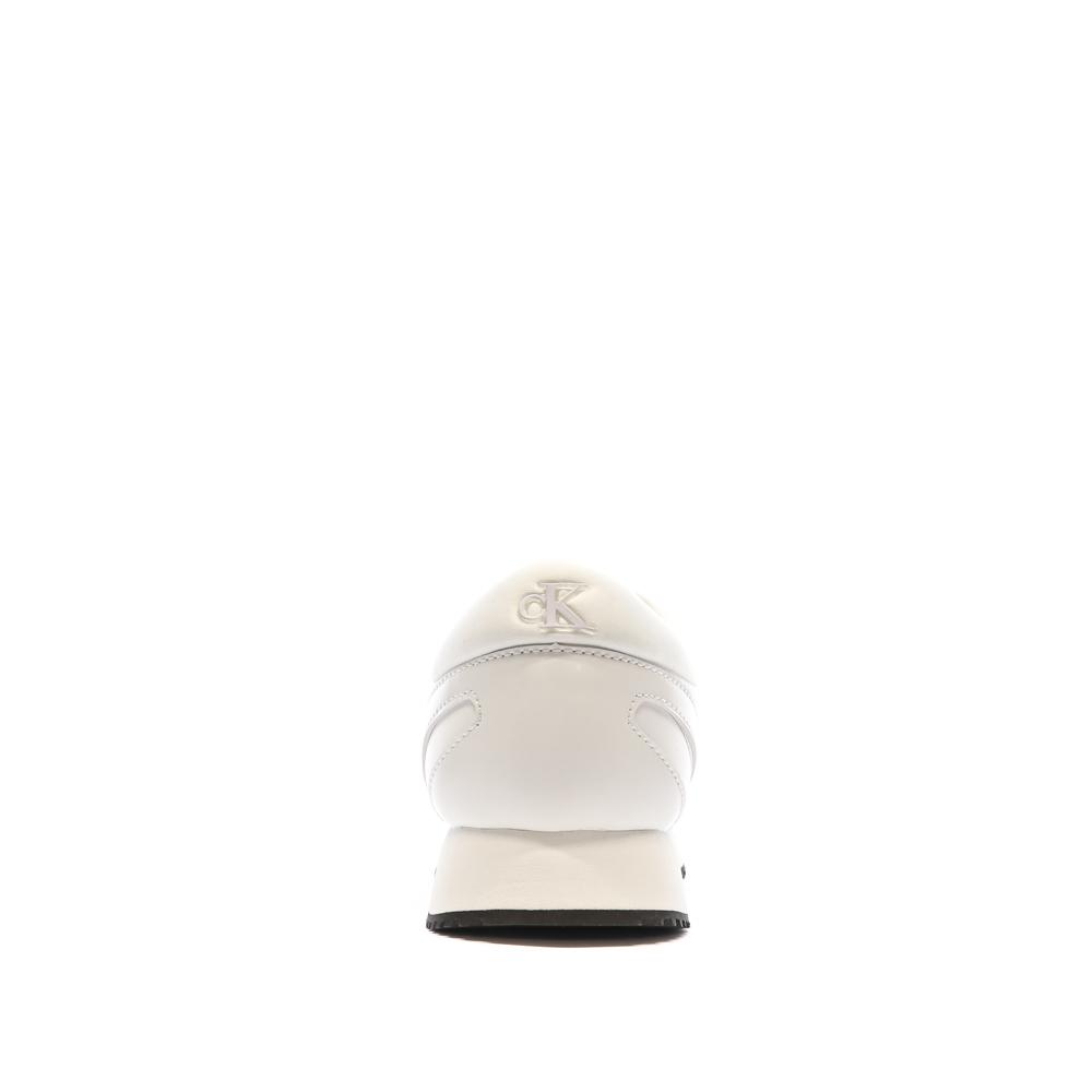 Baskets Blanches Homme Calvin Klein Jeans Retro Runner vue 3