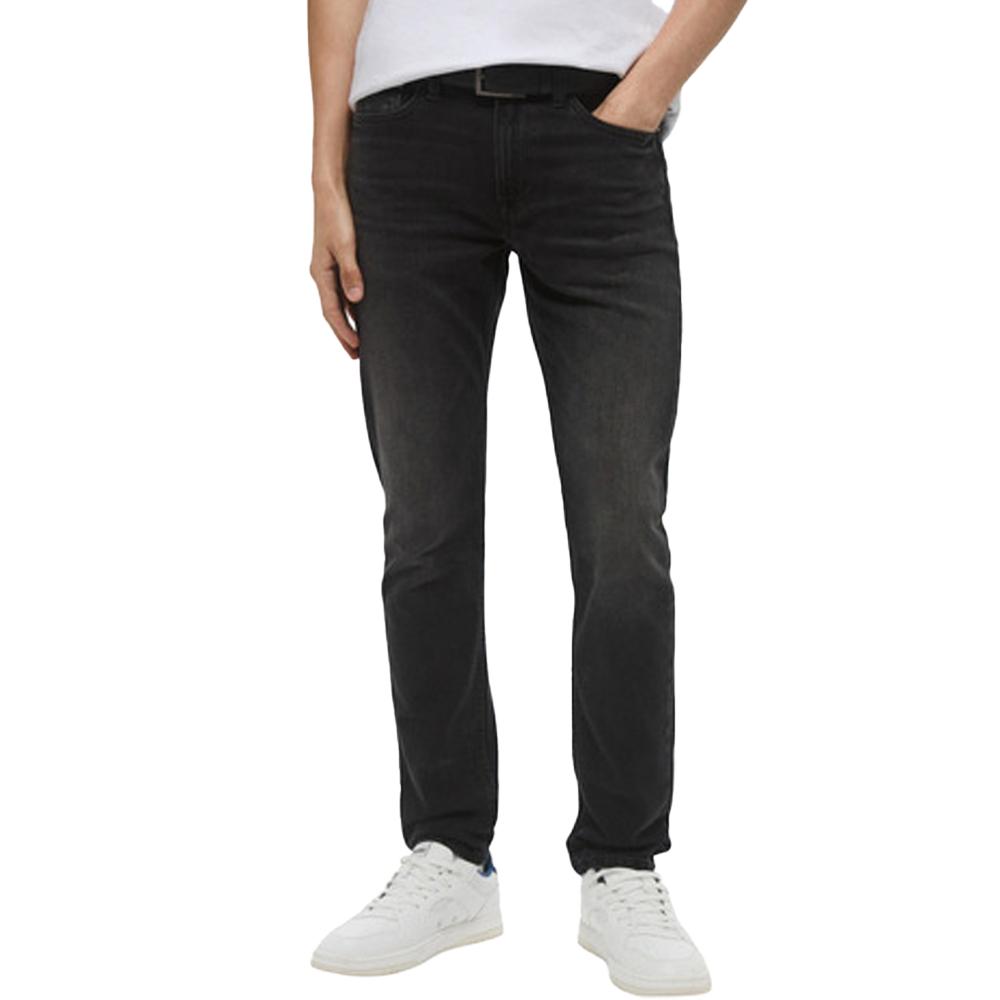 Jean Slim Noir Homme Calvin Klein Jeans Slim Taper pas cher