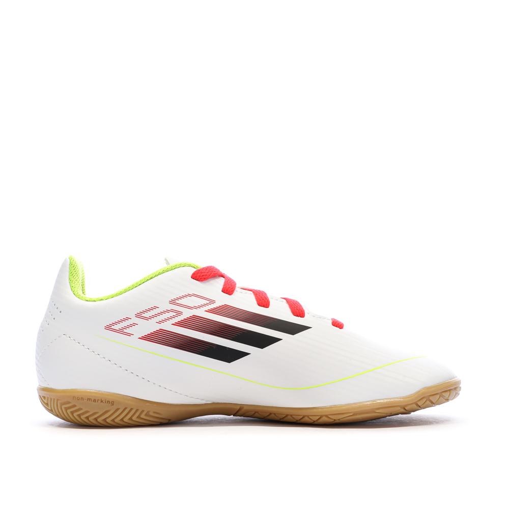Chaussures de football Blanc Garçon Adidas F50 Club vue 2