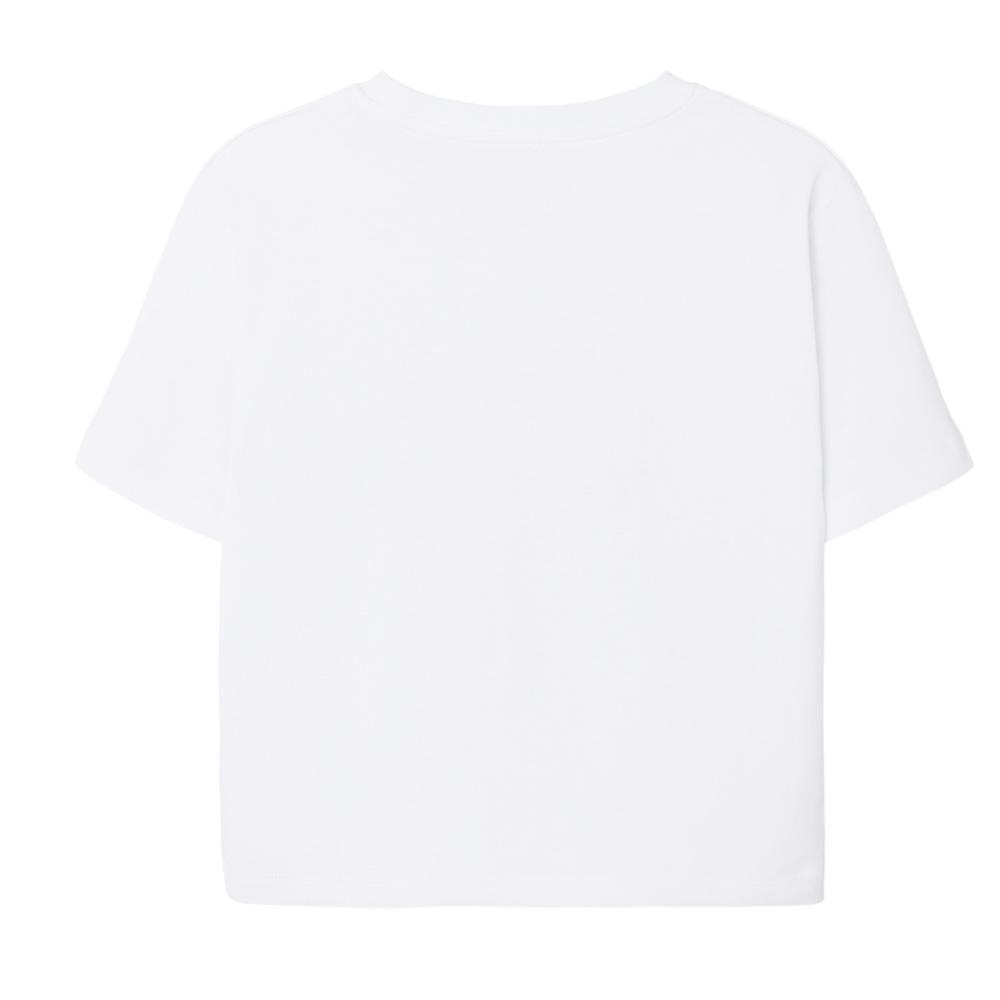 T-shirt Blanc Fille Name it Agmar vue 2