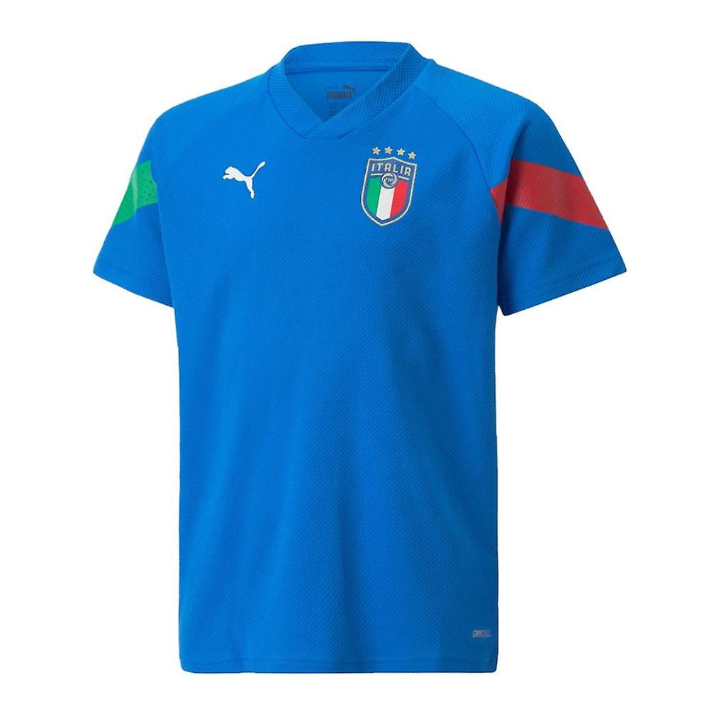 Italie Maillot de foot Bleu Garçon Puma Player pas cher