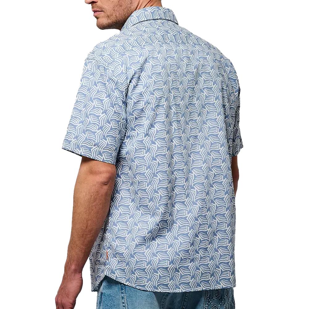 Chemisette Bleu/Blanc Homme Kaporal BAHIA vue 2