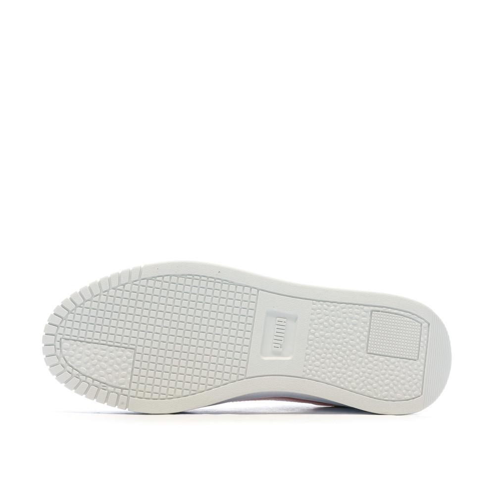 Baskets Blanc/Rose Femme Puma Carina Street vue 5