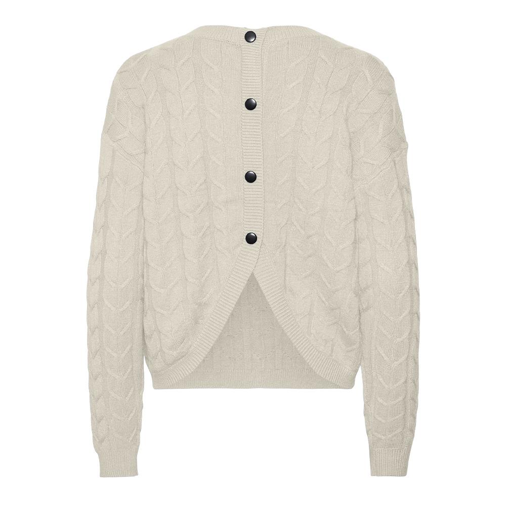 Pull Beige Femme Vero Moda Tilda vue 2