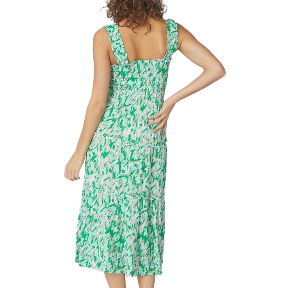 Robe Verte Femme Vero Moda Enny vue 2