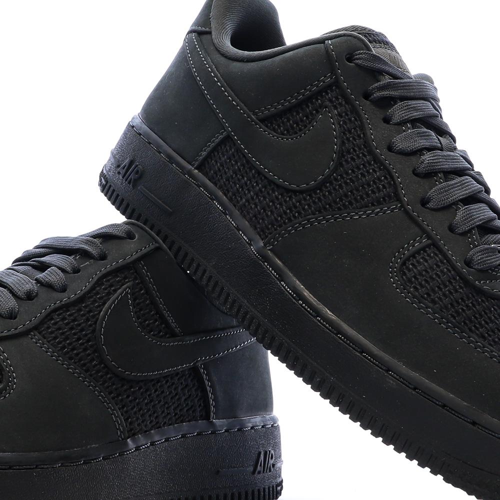 Baskets Noires Homme Nike Air Force 1 '07S vue 7