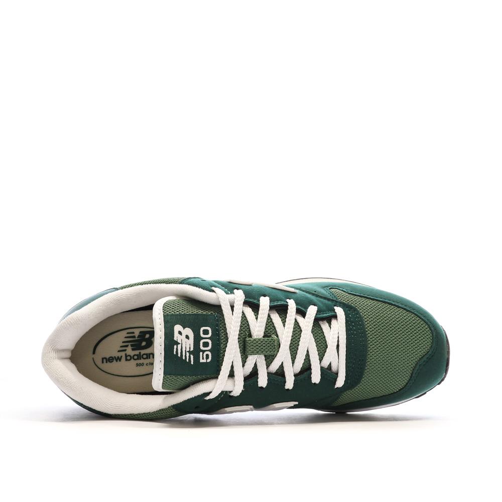Baskets Vertes Homme New Balance 500LCG vue 4