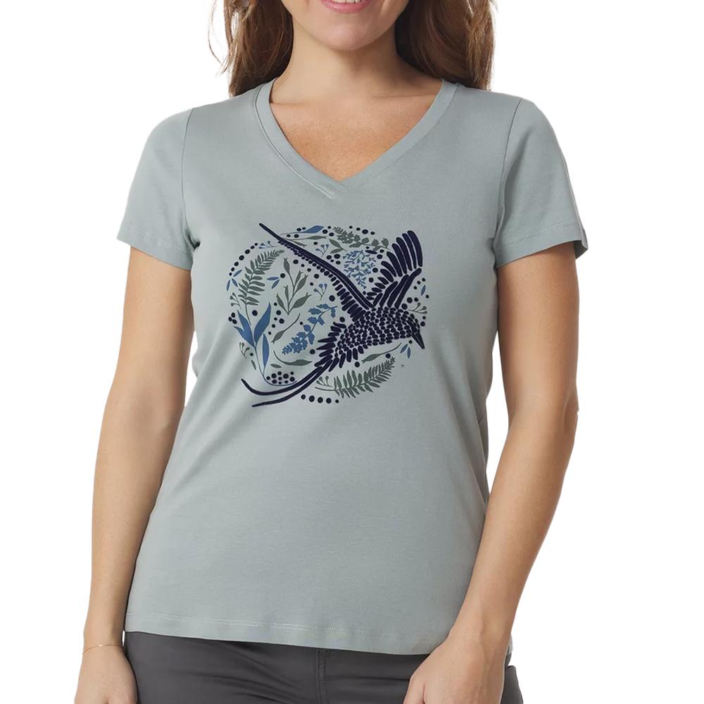 T-shirt Gris Femme TBS Reflet pas cher