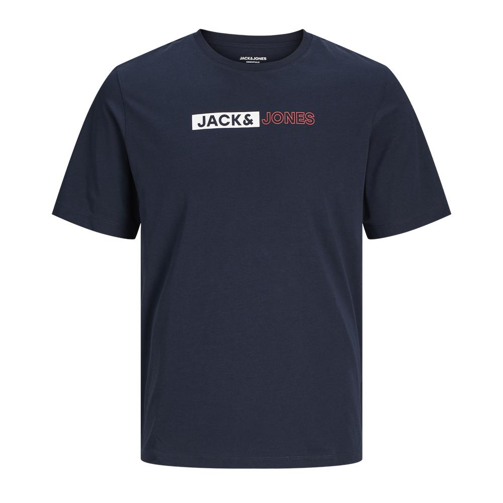 T-shirt Marine Homme Jack & Jones Play pas cher