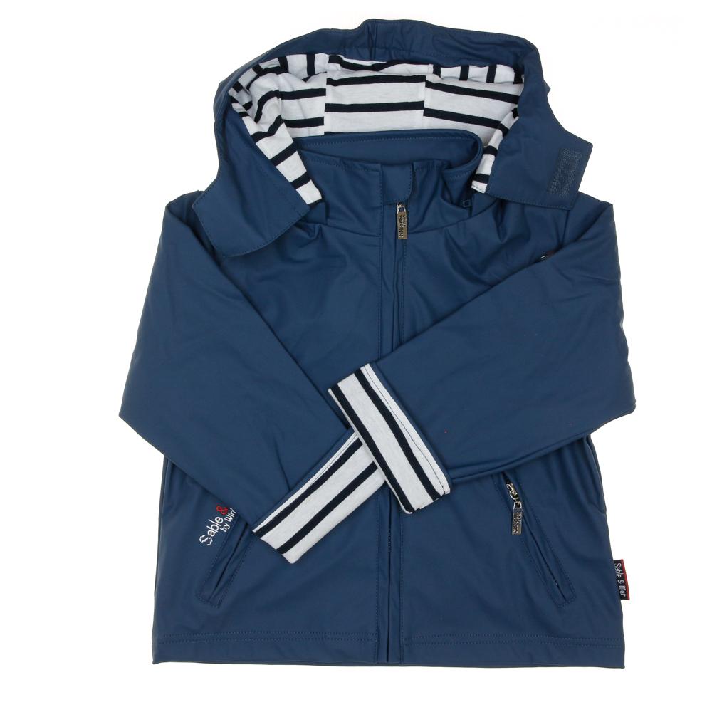 Parka ciré Bleu Foncé Fille Win's Junior pas cher
