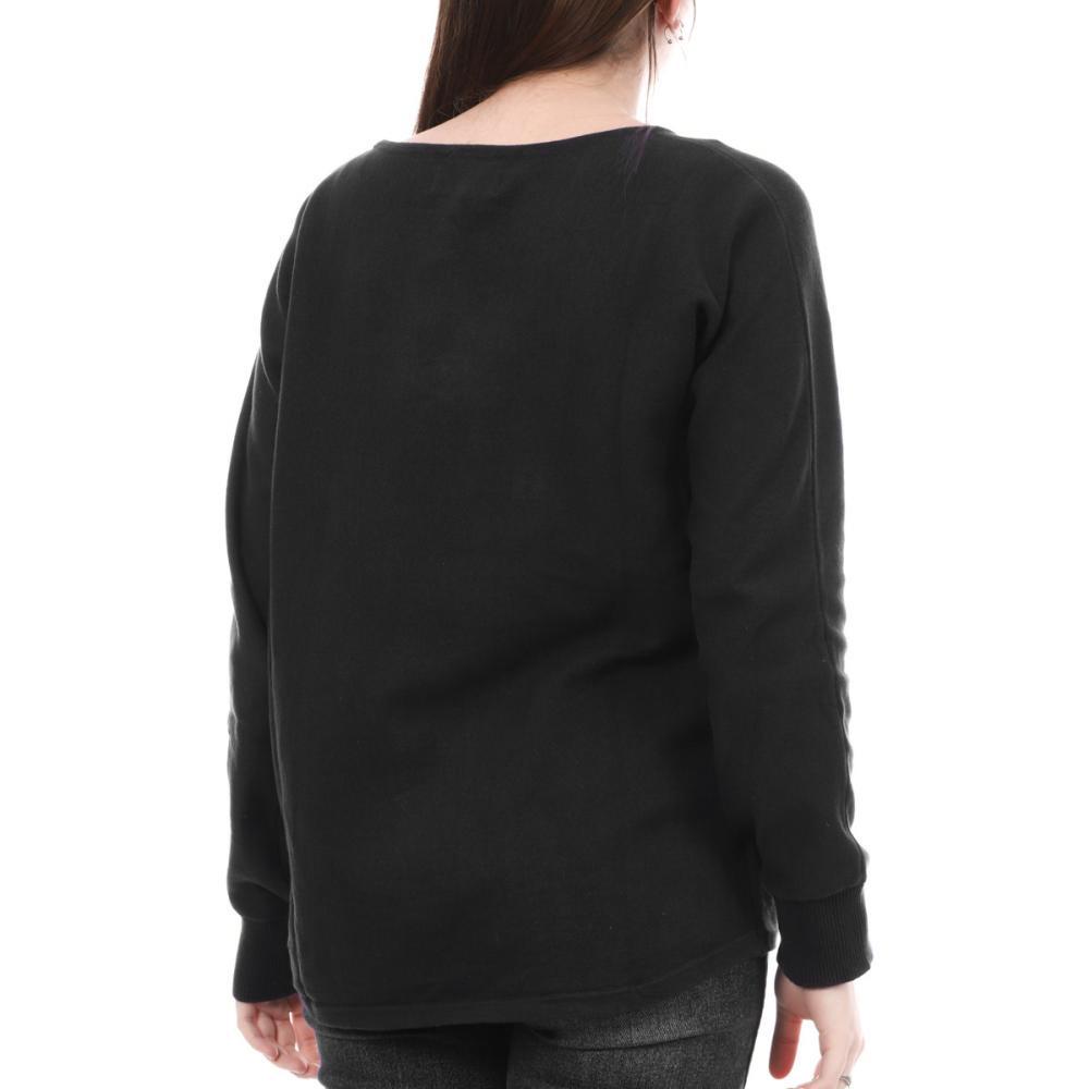 Sweat Noir Femme Lee Cooper Oeloa vue 2