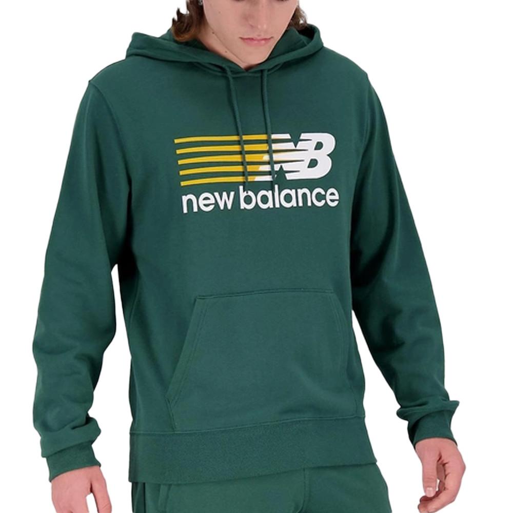 Sweat Vert Homme New Balance Classic Hoodie pas cher