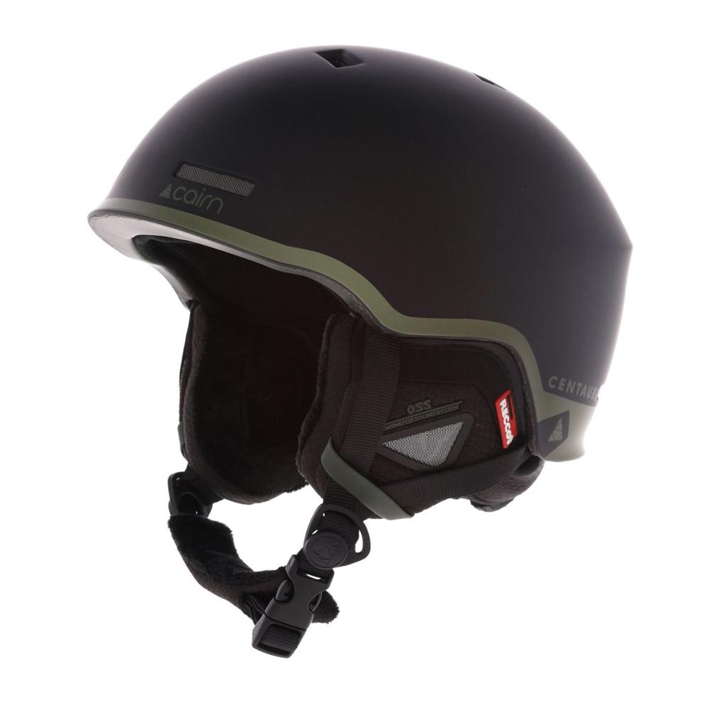 Casque Noir/Kaki Mixte Cairn Centaure Rescue Mat pas cher