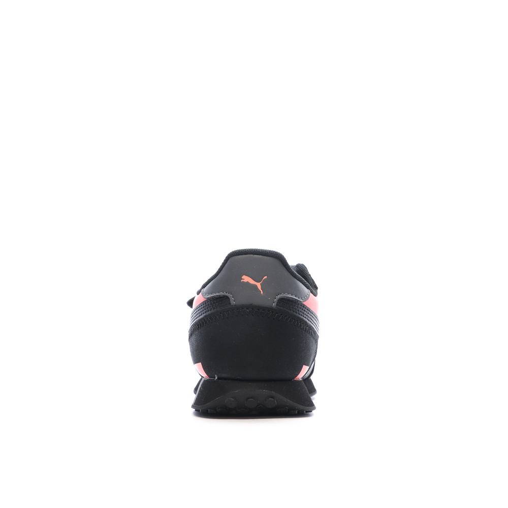 Baskets Noires/Oranges Garçon Puma Future Rider vue 3