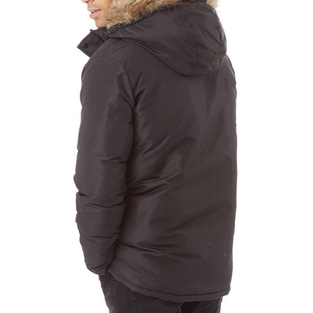 Parka Noire Homme Jack & Jones Padded vue 2