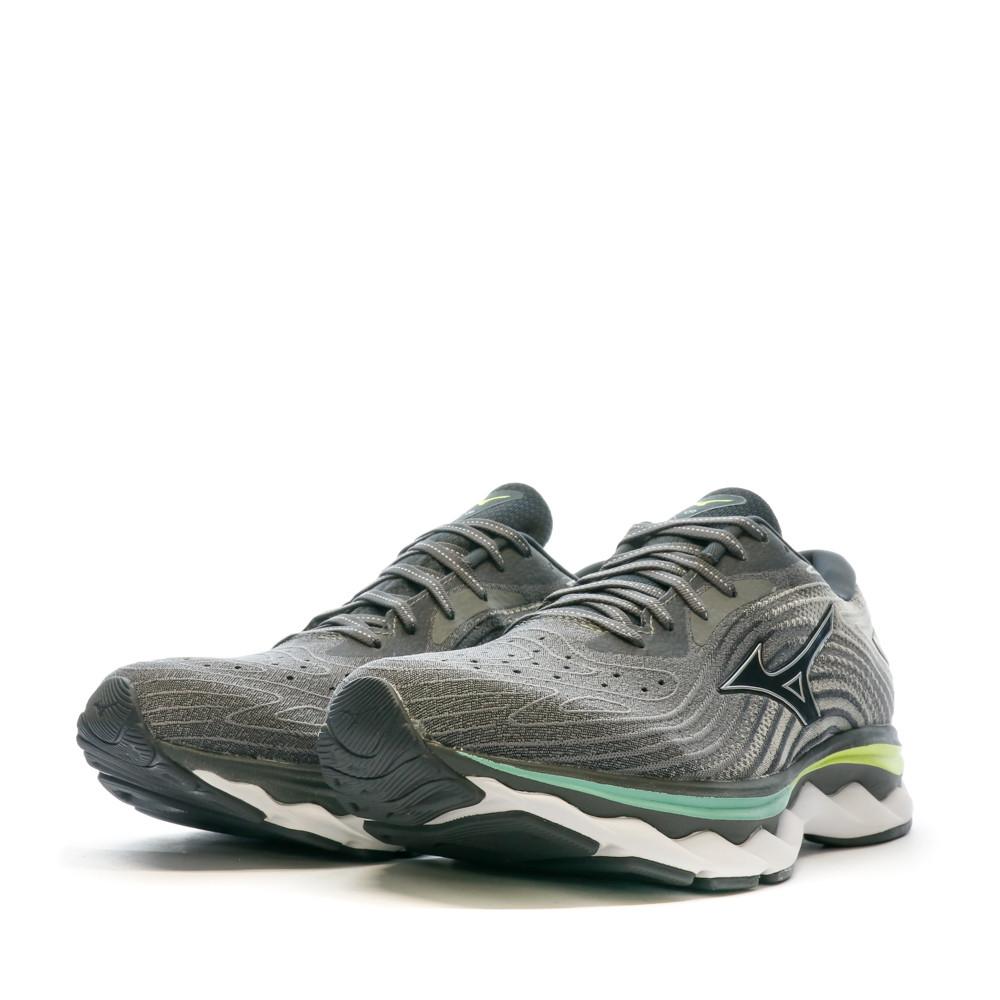 Chaussures de Running Gris Homme Mizuno Wave Sky 6 vue 6