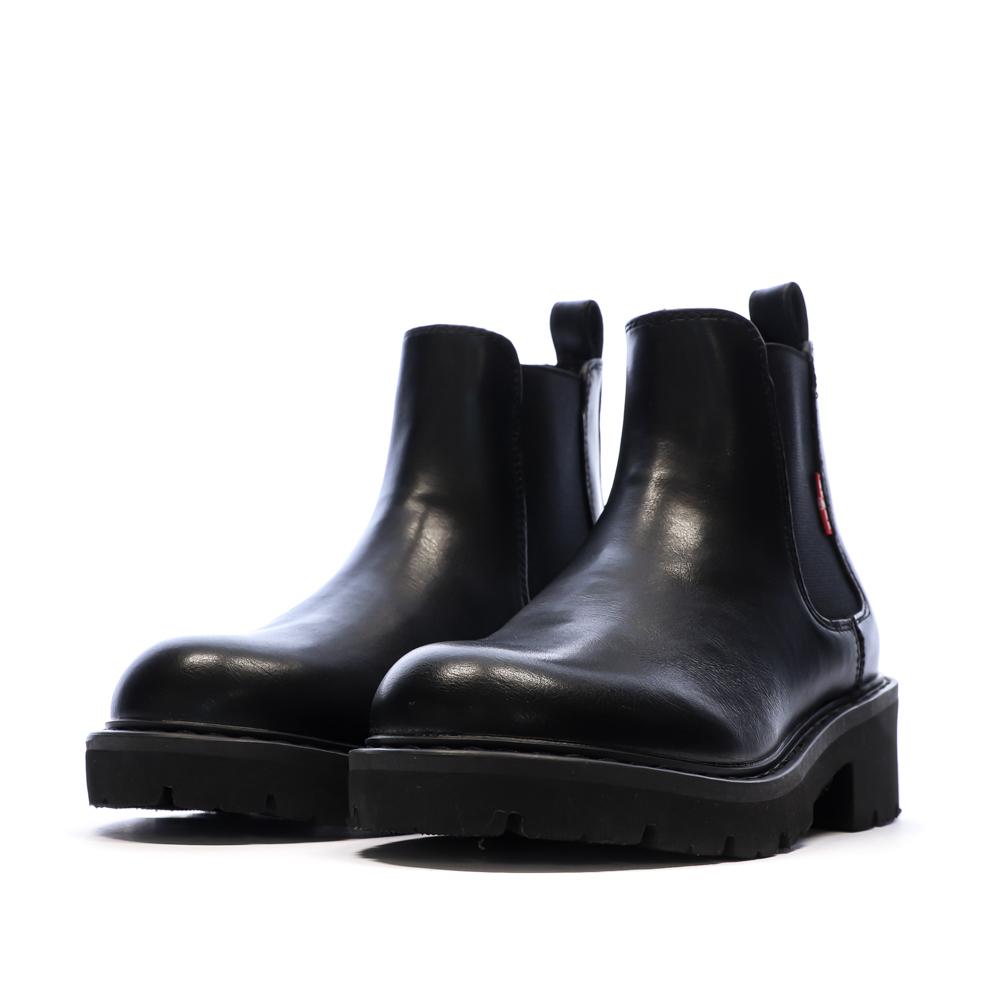 Bottines Noir Fille Levi's Ashley vue 6