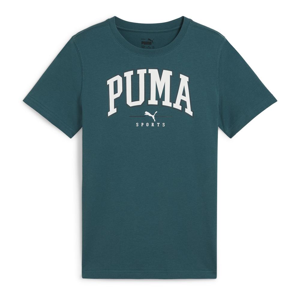 T-shirt Garçon Vert Puma Squad Big Graph pas cher