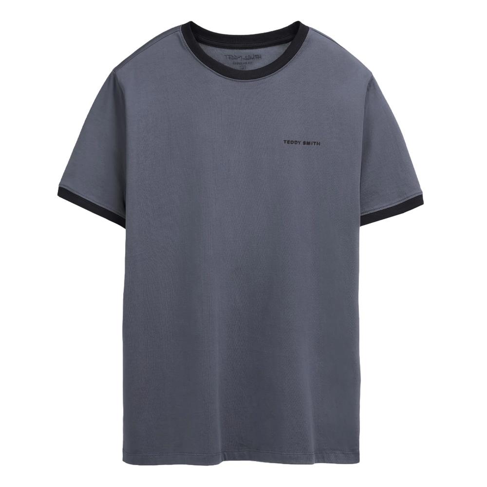 T-Shirt Gris Foncé Homme Teddy Smith Tee 2 pas cher