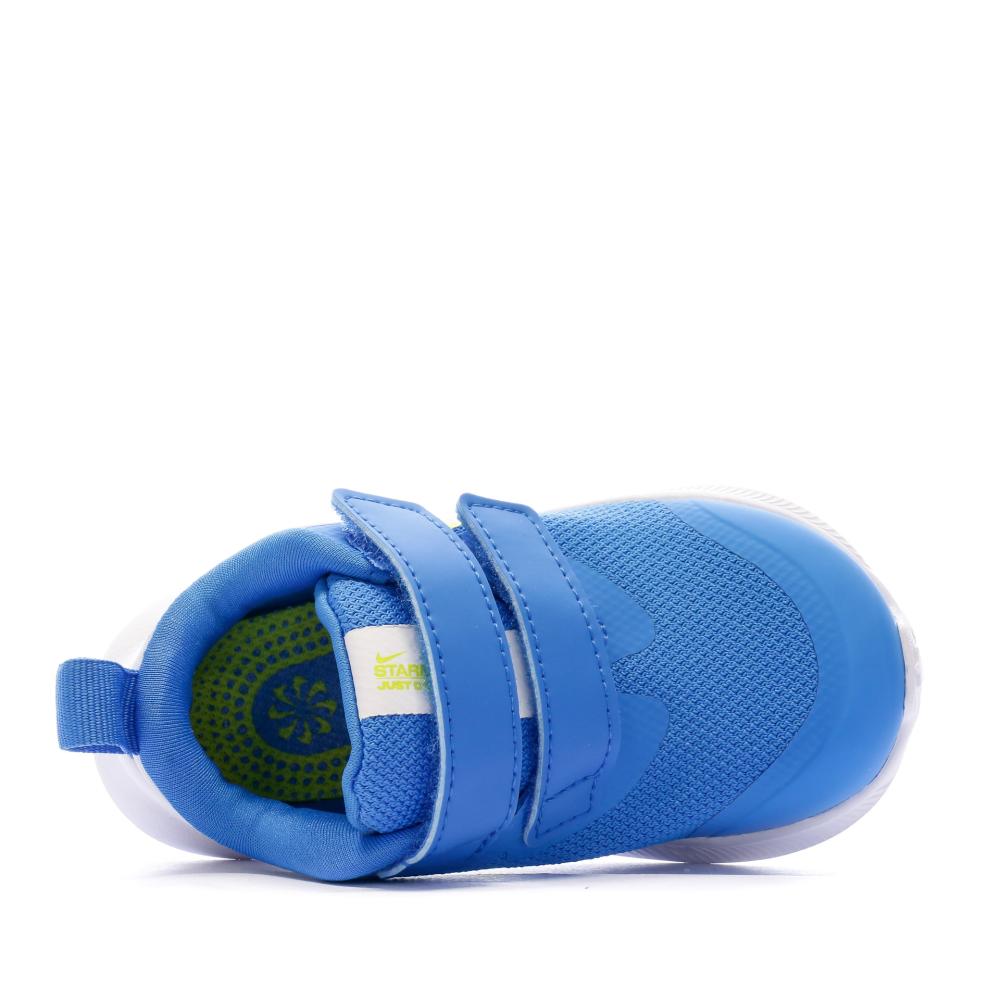 Baskets Bleu/Jaune Bébé Garçon Nike Star Runner 3 Tdv vue 4