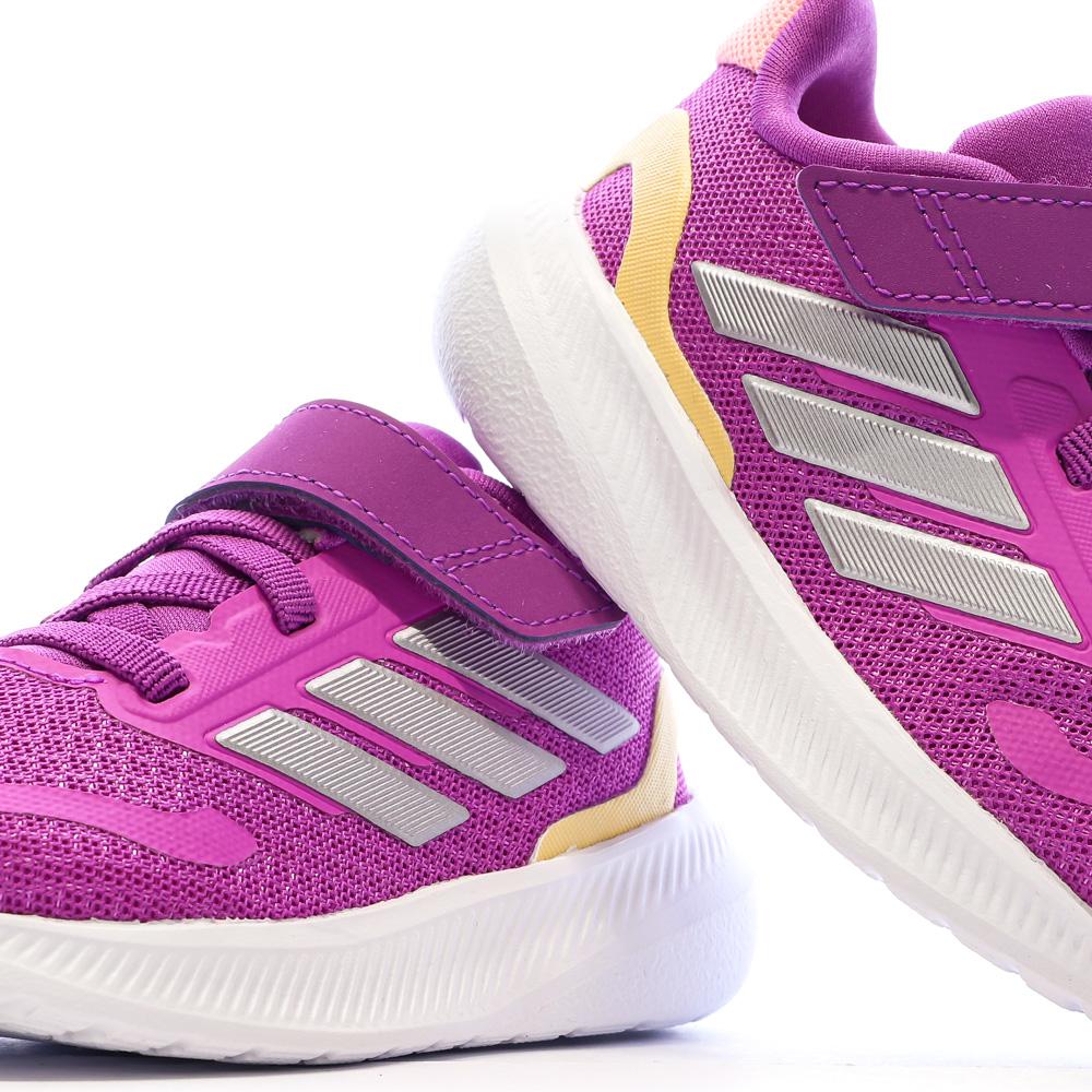 Baskets Violet Fille Adidas Runfalcon 5 vue 7