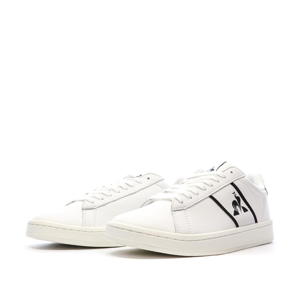 Men's White/Black Sneakers Le Coq Sportif Classic Soft Photo of the Espace des Marques %store% store - view of %key%