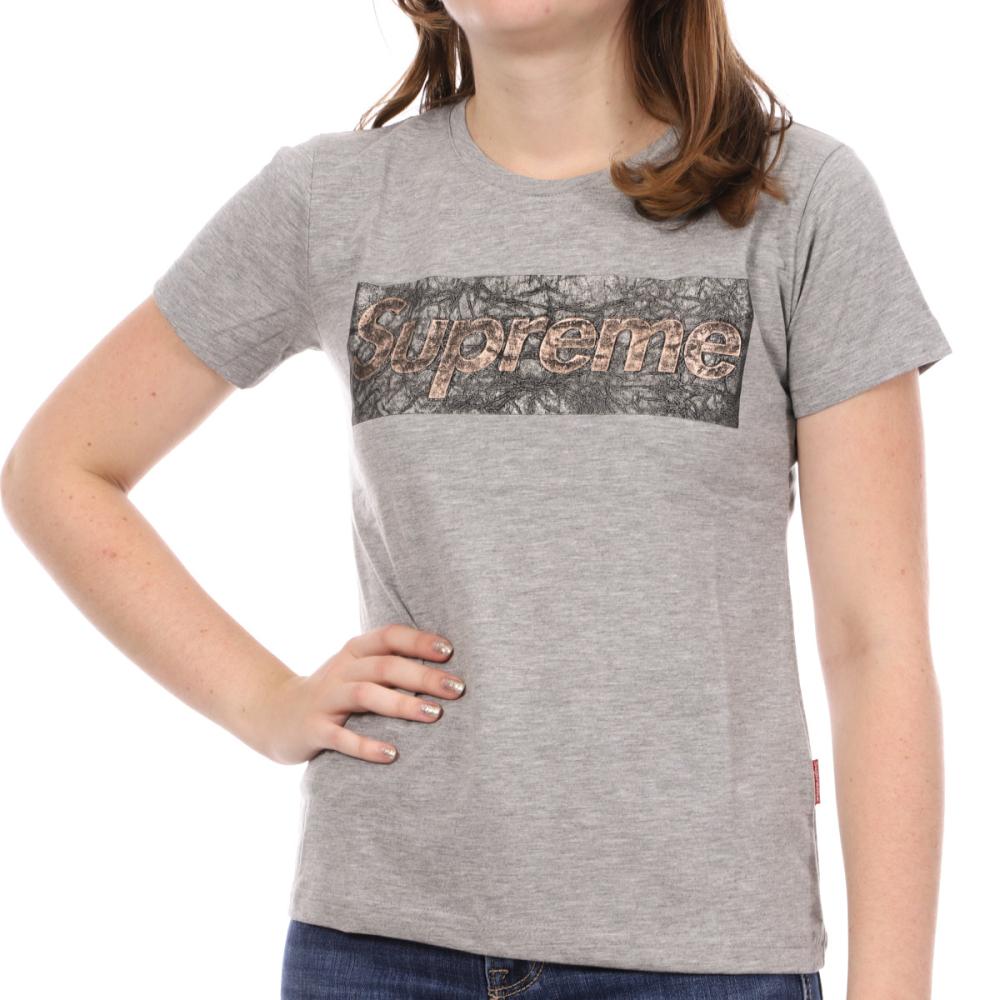 T-shirt Gris Femme Supreme Grip Laila pas cher