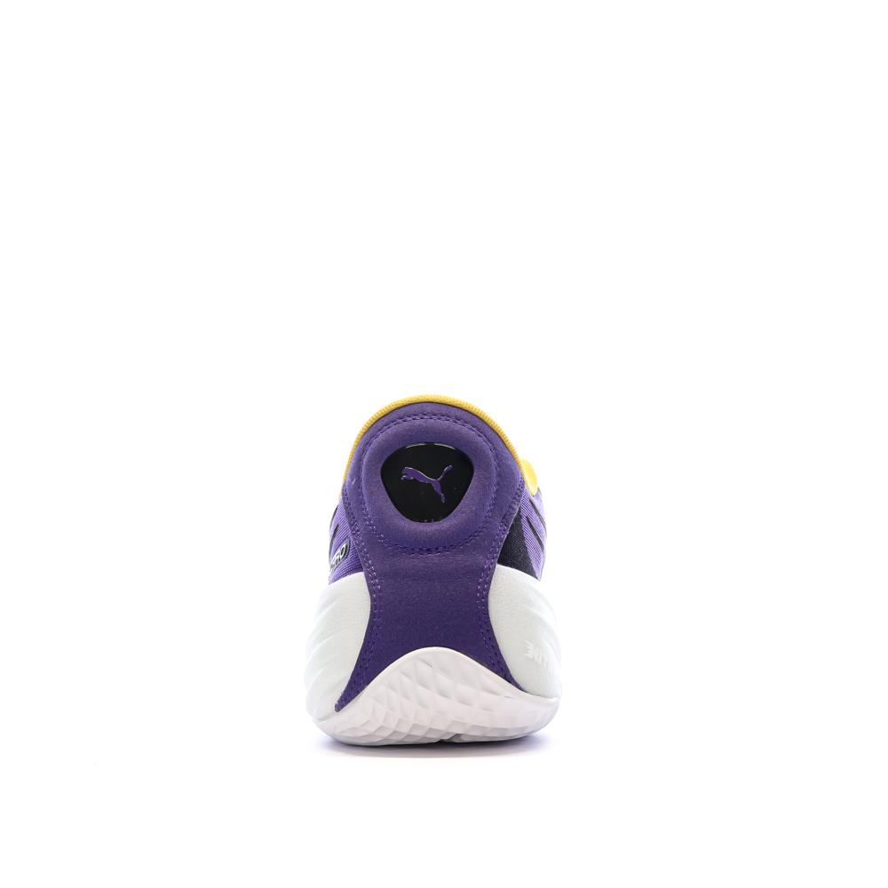 Chaussures de Basketball Violettes Homme Puma All Pro Nitro vue 3