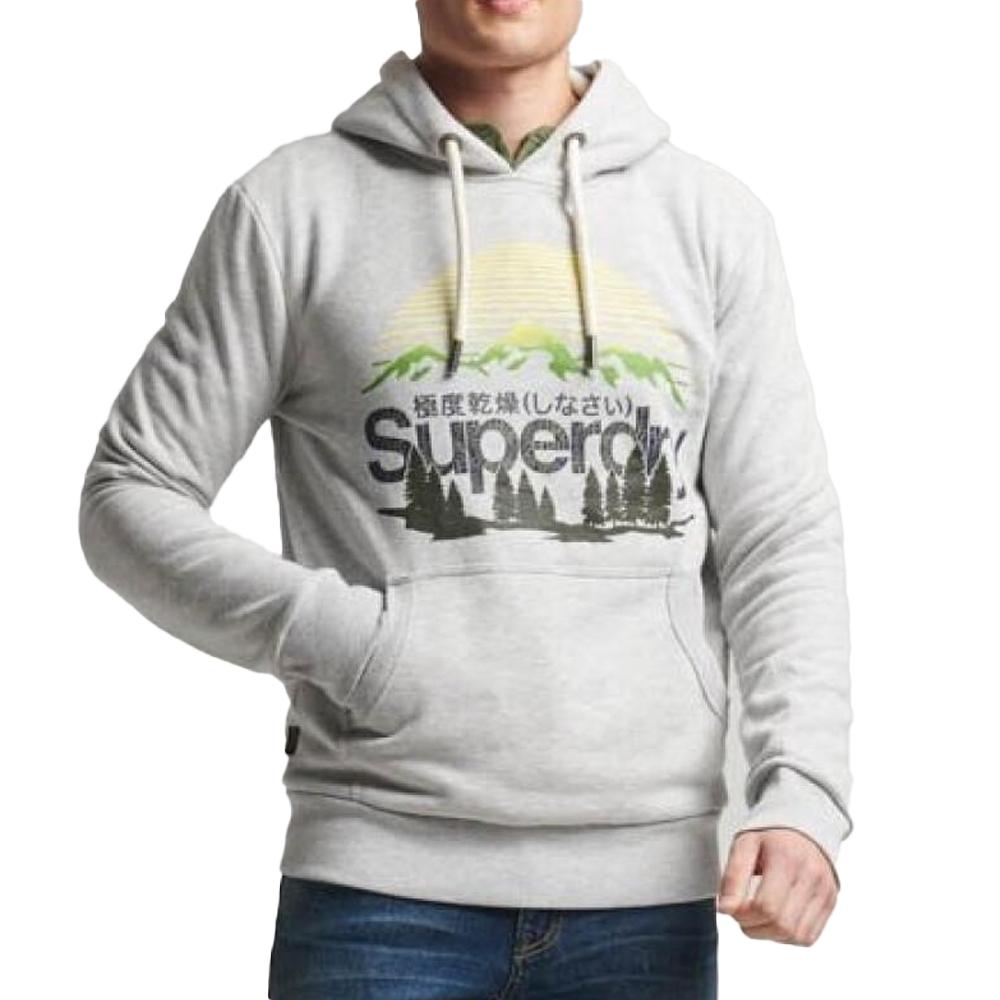 Sweat Gris Homme Superdry M2013146A pas cher