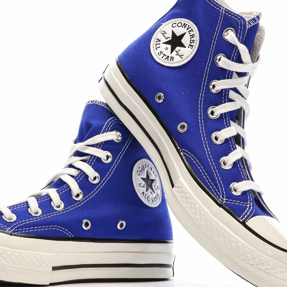 Baskets Bleu Homme Converse Chuck 70 vue 7