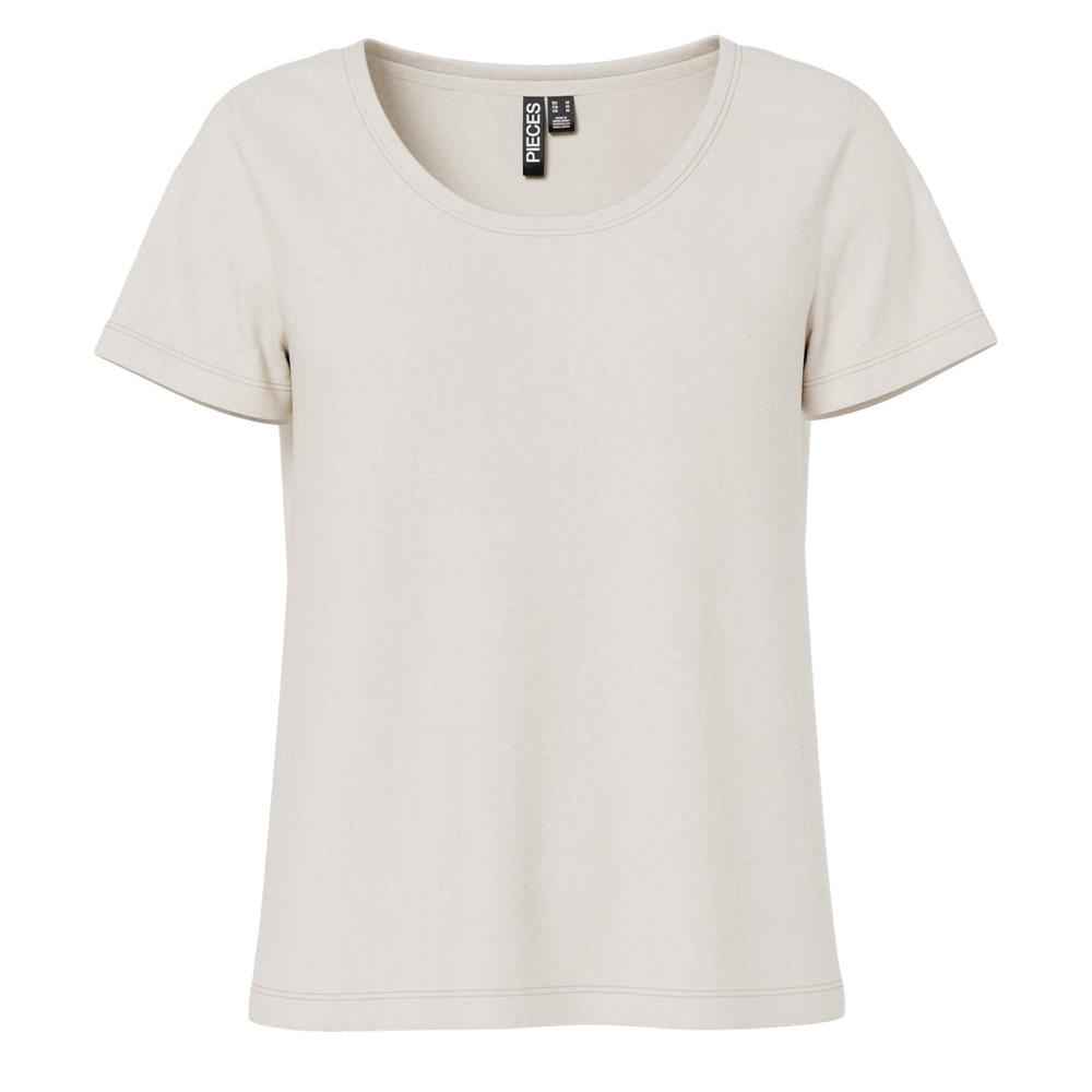 T-Shirt Rose Pale Femme Pieces Sophie pas cher