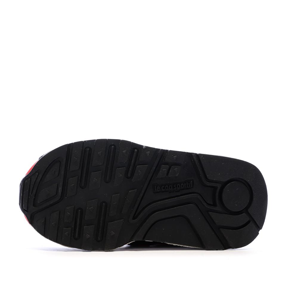 Baskets Noir/Rouge Garçon Le Coq Sportif Lcs R850 Inf vue 5