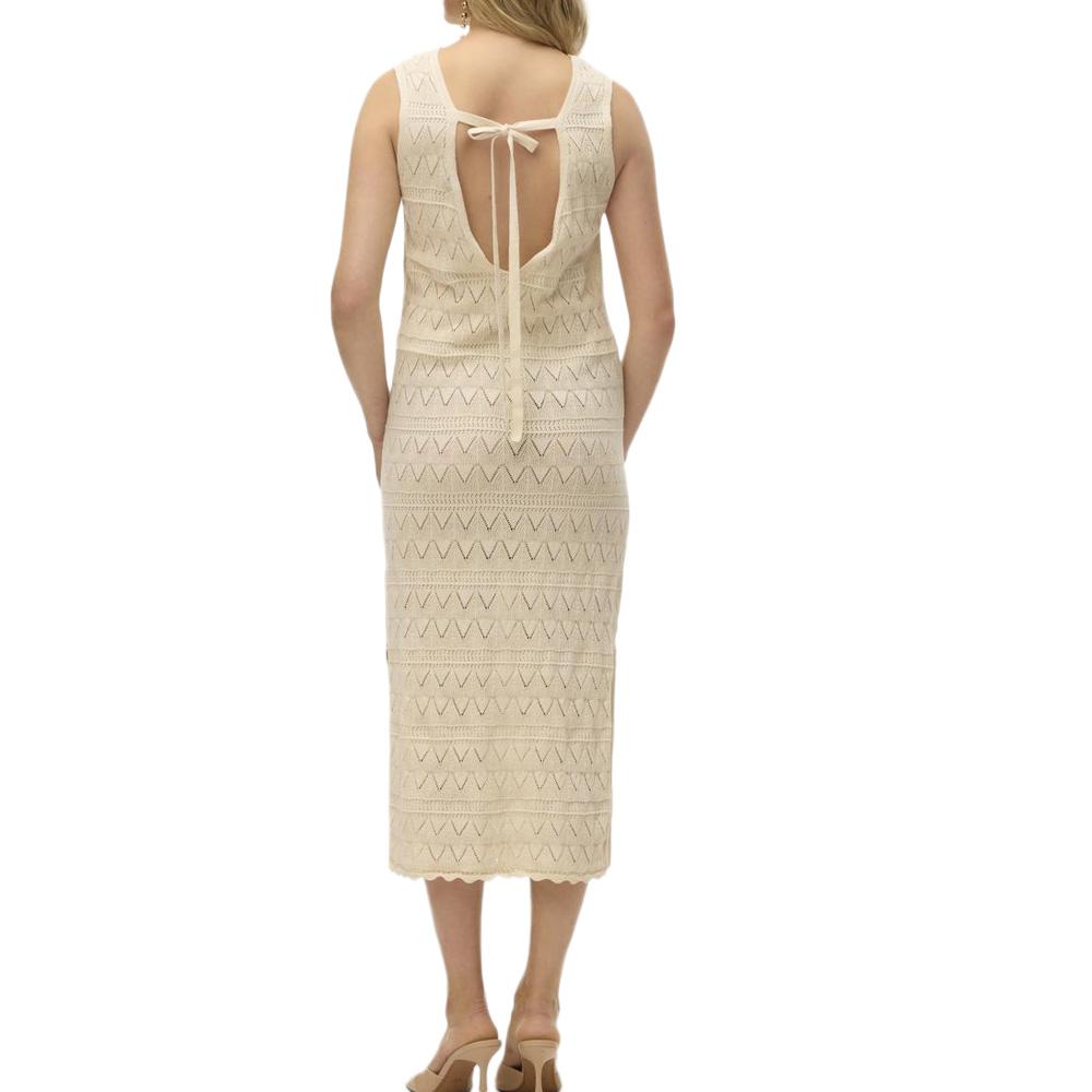 Robe Beige Femme Vero Moda Bali vue 2