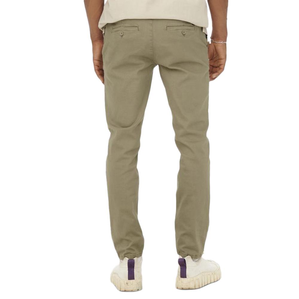Pantalon Chino Slim Beige Homme Only & Sons Pete vue 2