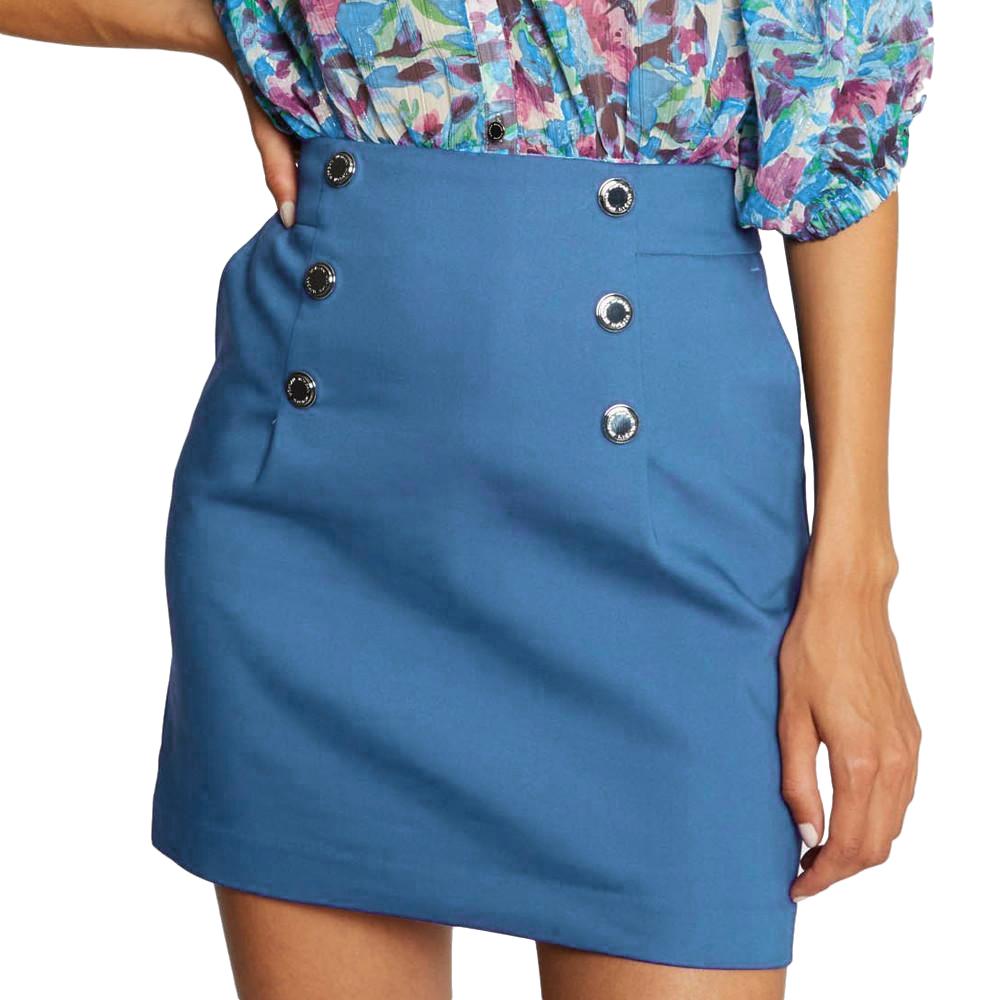 Jupe Bleu Clair Femme Morgan Jipli pas cher